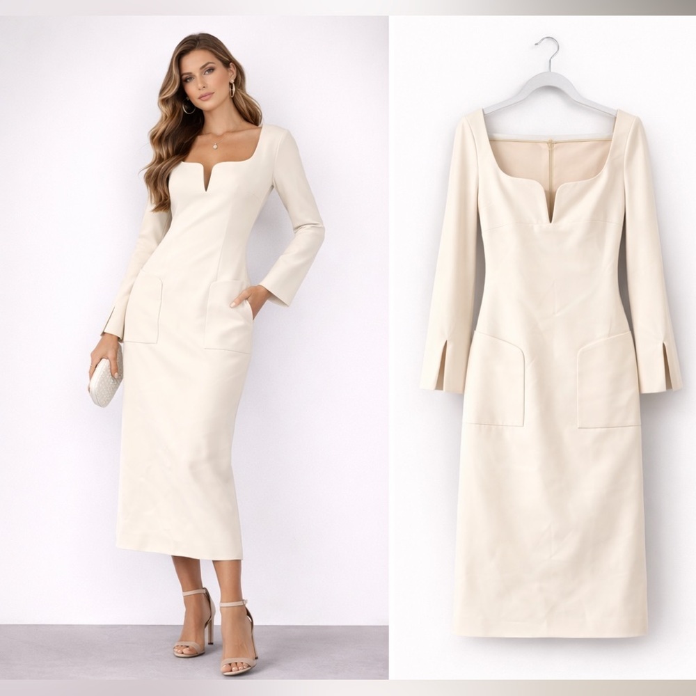 ALEXIS Sassari Cream Dress XS NWT $720 Designer Luxury